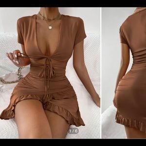 Brown Dress New